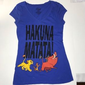 Disney Lion King t shirt sz S Hakuna Matata!